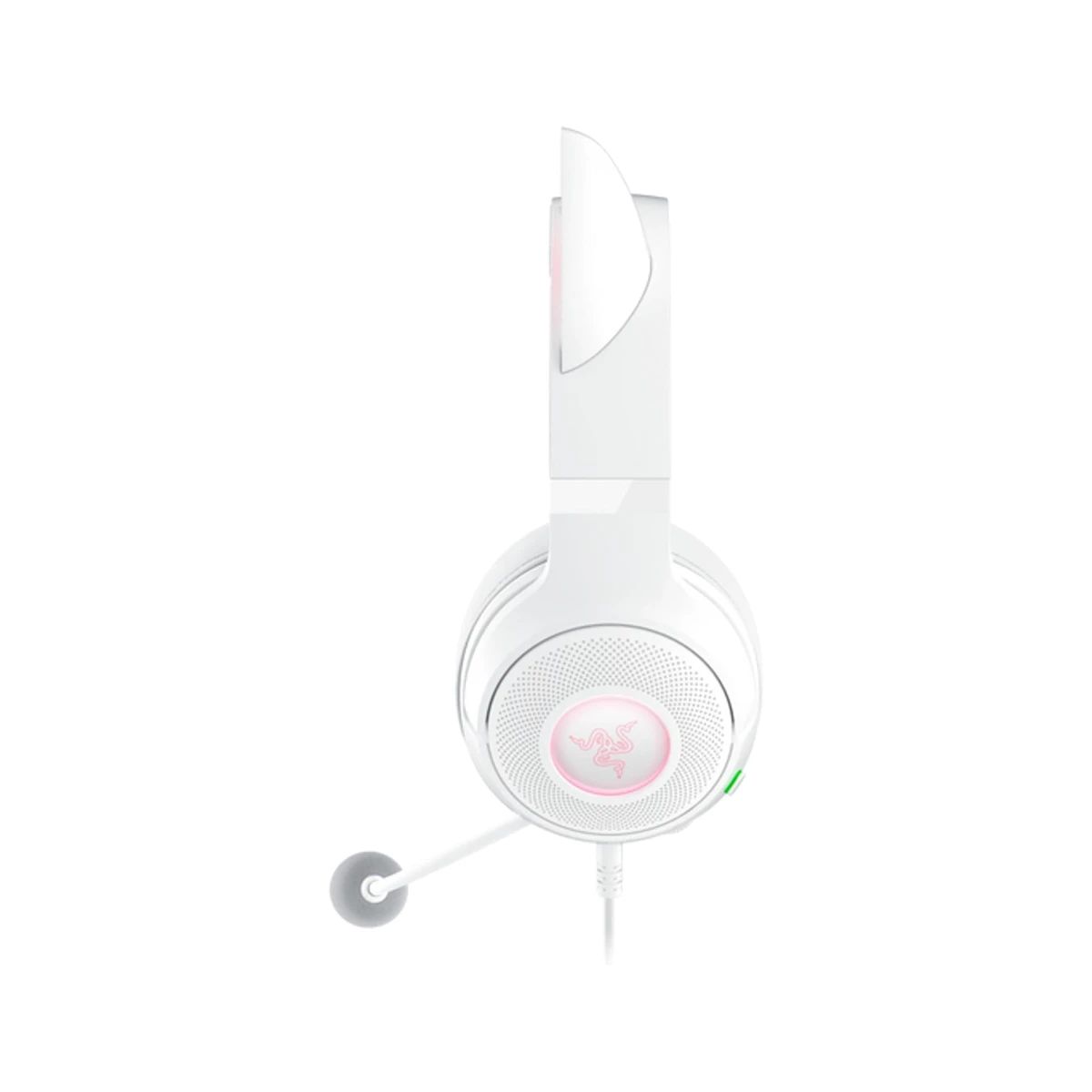 Razer Kraken Kitty V2 Wired RGB Gaming Headset with Kitty Ears - White | RZ04-04730600-R3M1 view 4