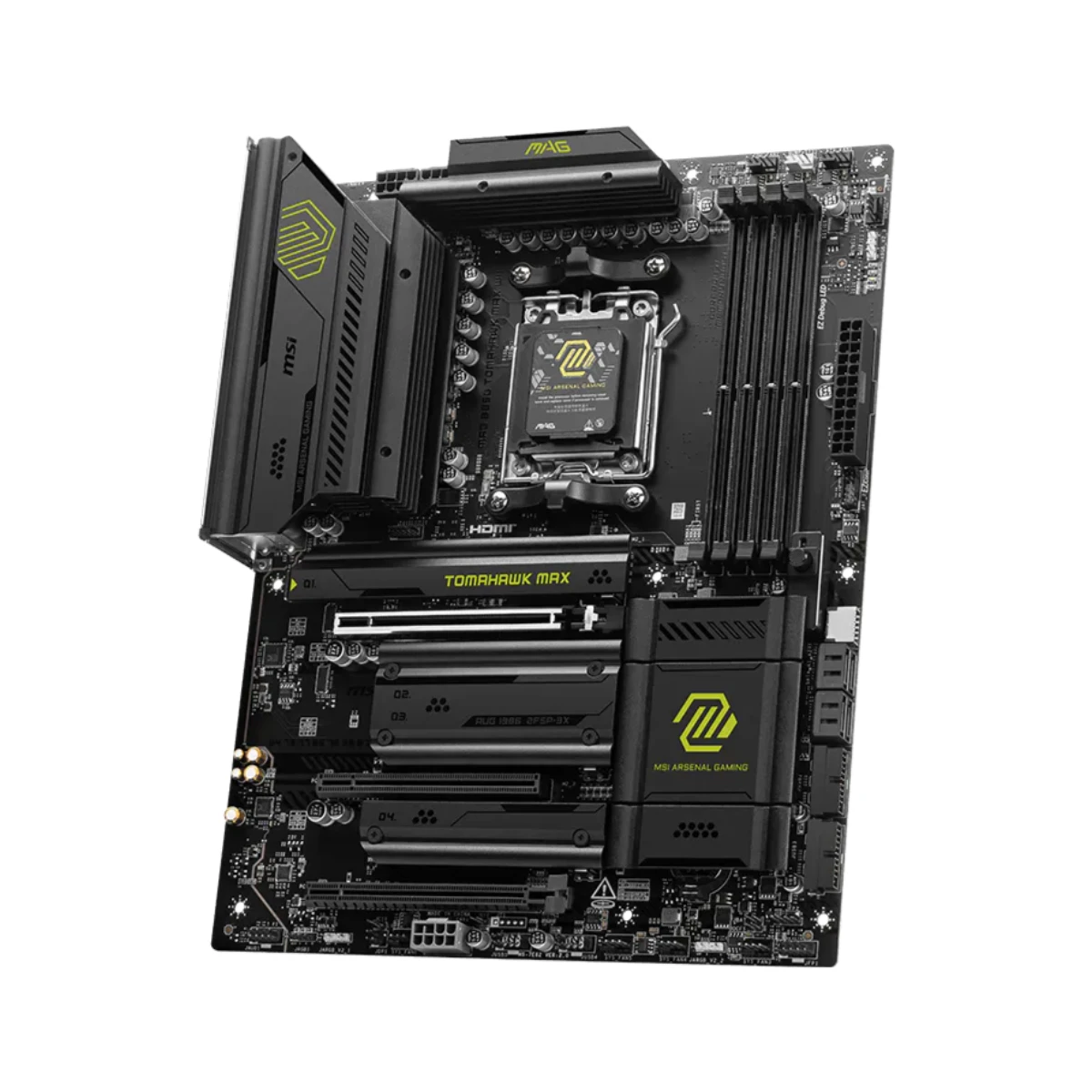 MSI MAG B850 TOMAHAWK MAX WiFi AMD AM5 ATX Motherboard - 911-7E62-002 view 3