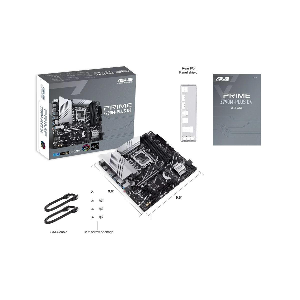 ASUS PRIME Z790M-PLUS D4 Intel LGA 1700 Micro-ATX Motherboard - 90MB1D20-M0EAY0 view 4