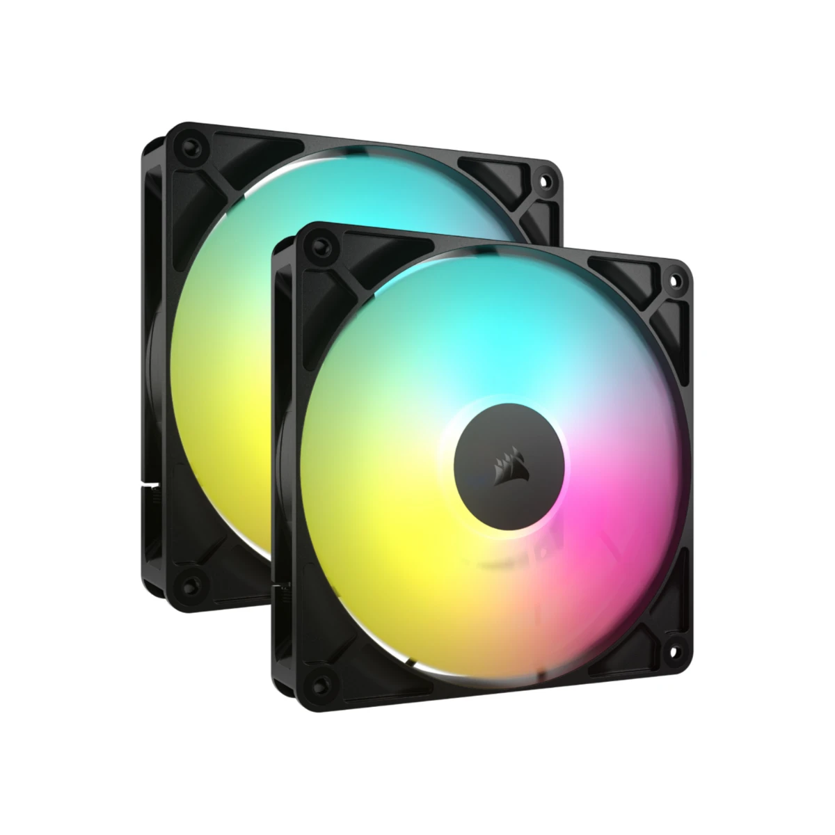 Corsair RS140 ARGB 140mm PWM Dual Pack Fans - Black | CO-9050183-WW