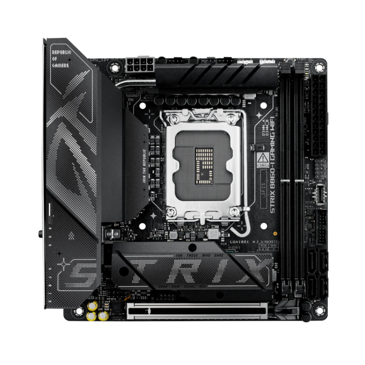 ASUS ROG STRIX B860-I GAMING WIFI LGA 1851 Mini-ITX Gaming Motherboard - 90MB1JB0-M0EAY0 view 2