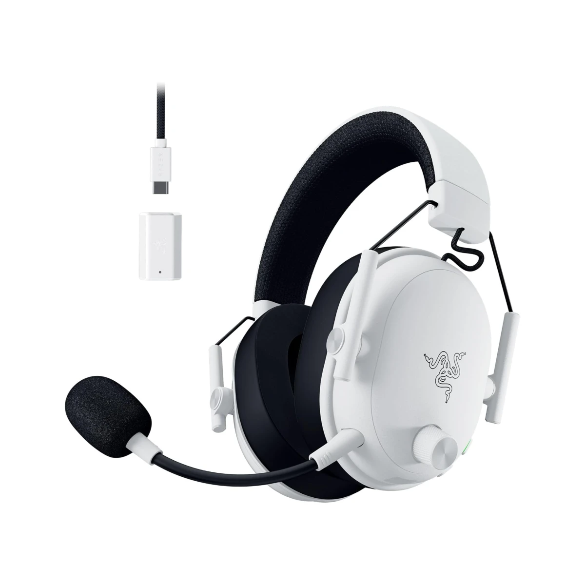Razer BlackShark V3 Gaming Headset - White | RZ04-05410400-R3M1