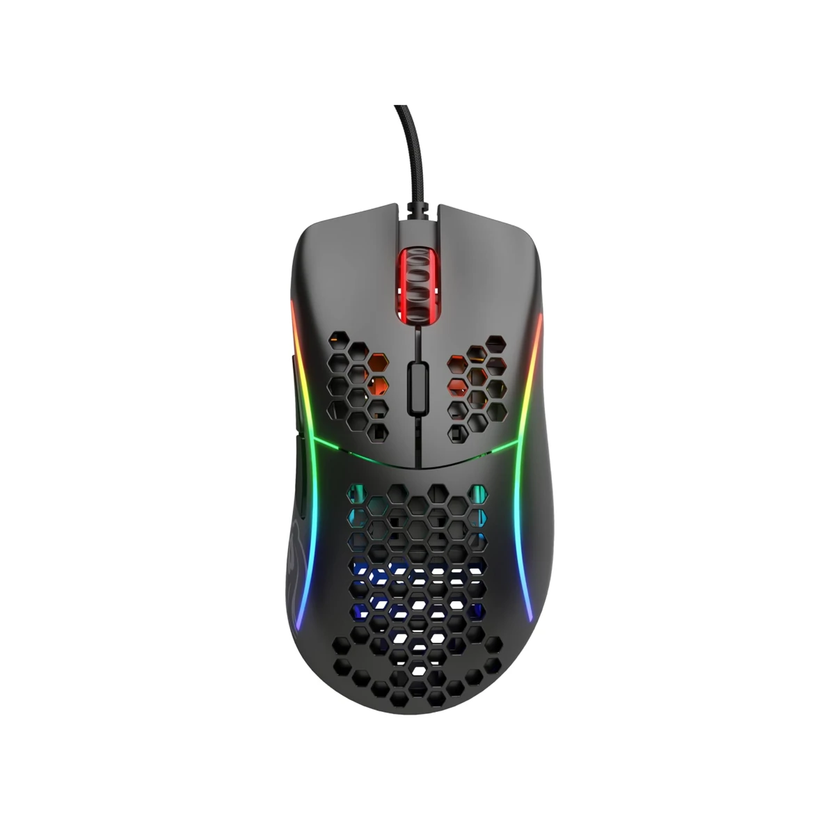 Glorious Model D Gaming Mouse Ergonomic RGB (Pixart 3360, 12000 DPI, 6 Buttons) - GD-BLACK