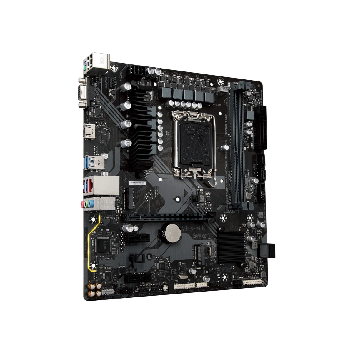 Gigabyte B760M D2H DDR4 Micro-ATX Motherboard Intel LGA 1700 - B760M-D2H-DDR4 view 3