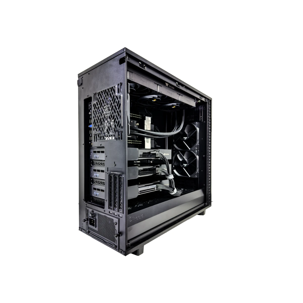 Powerhouse Workstation (Threadripper Pro 9965WX, 256 GB DDR5 RAM, 3 X RTX Pro 6000 96GB GPU)  view 4