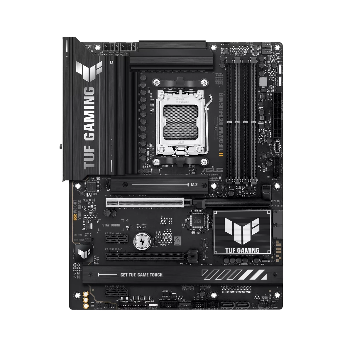 ASUS TUF GAMING B850-PLUS WIFI AM5 ATX Gaming Motherboard - 90MB1J30-M0EAY0 view 2
