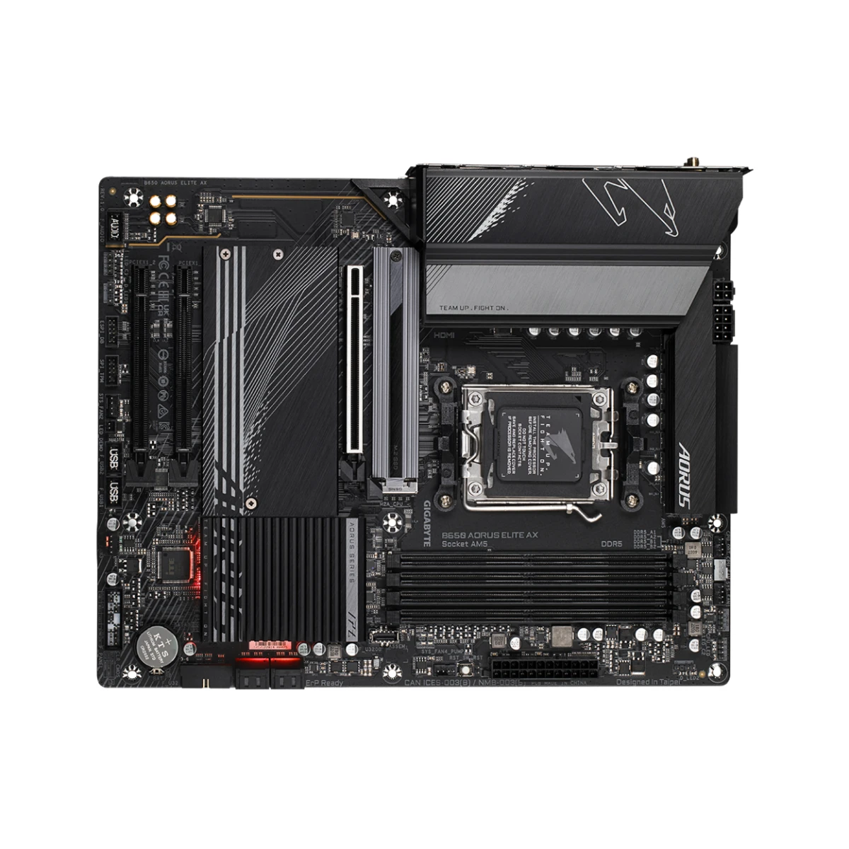 Gigabyte B650 AORUS Elite AX ATX Motherboard AMD AM5 DDR5 - B650-AORUS-ELITE-AX view 4