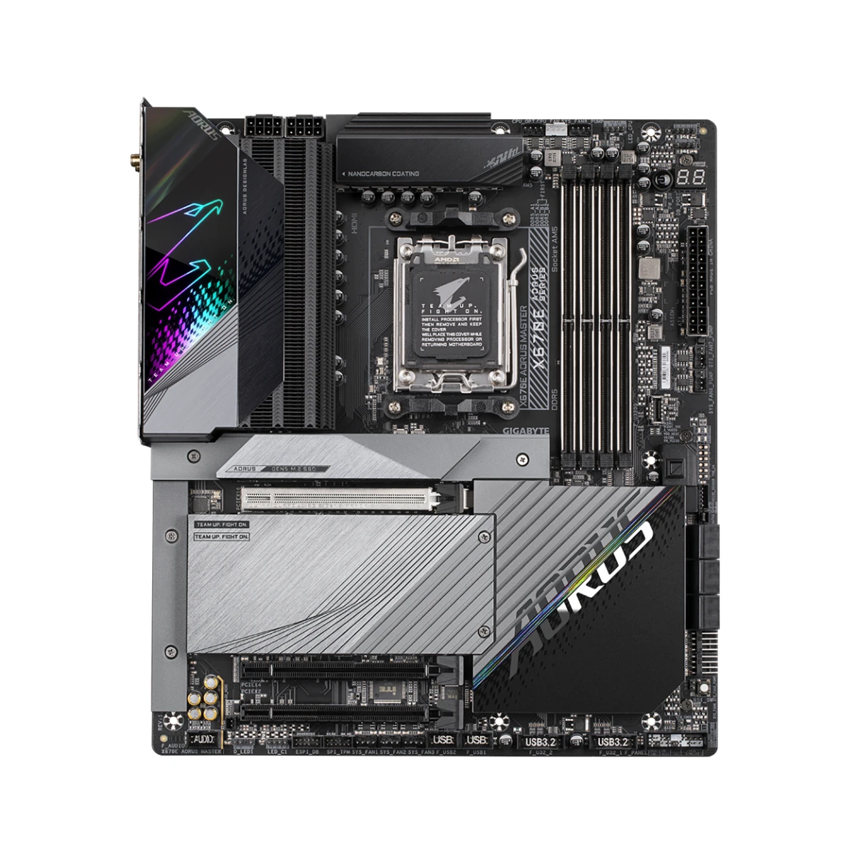Gigabyte X670E AORUS Master AM5 E-ATX Motherboard DDR5 - X670E-AORUS-MASTER view 2