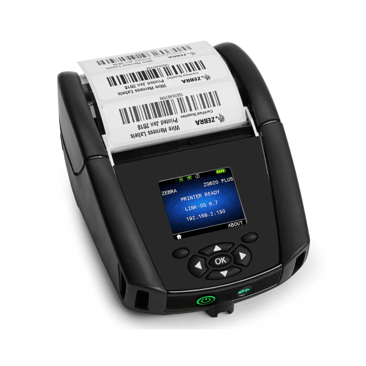 Zebra ZQ620 Plus Mobile Label Printer (Bluetooth & Wi-Fi) - ZQ62-AUFAE14-00 view 2