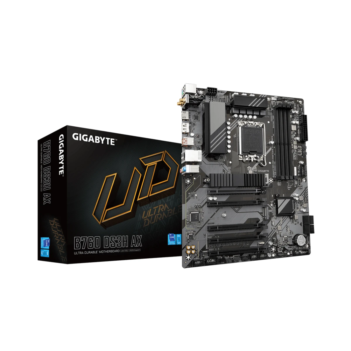 Gigabyte B760 DS3H AX ATX Gaming Motherboard Intel LGA 1700 WiFi 6 - B760-DS3H-AX