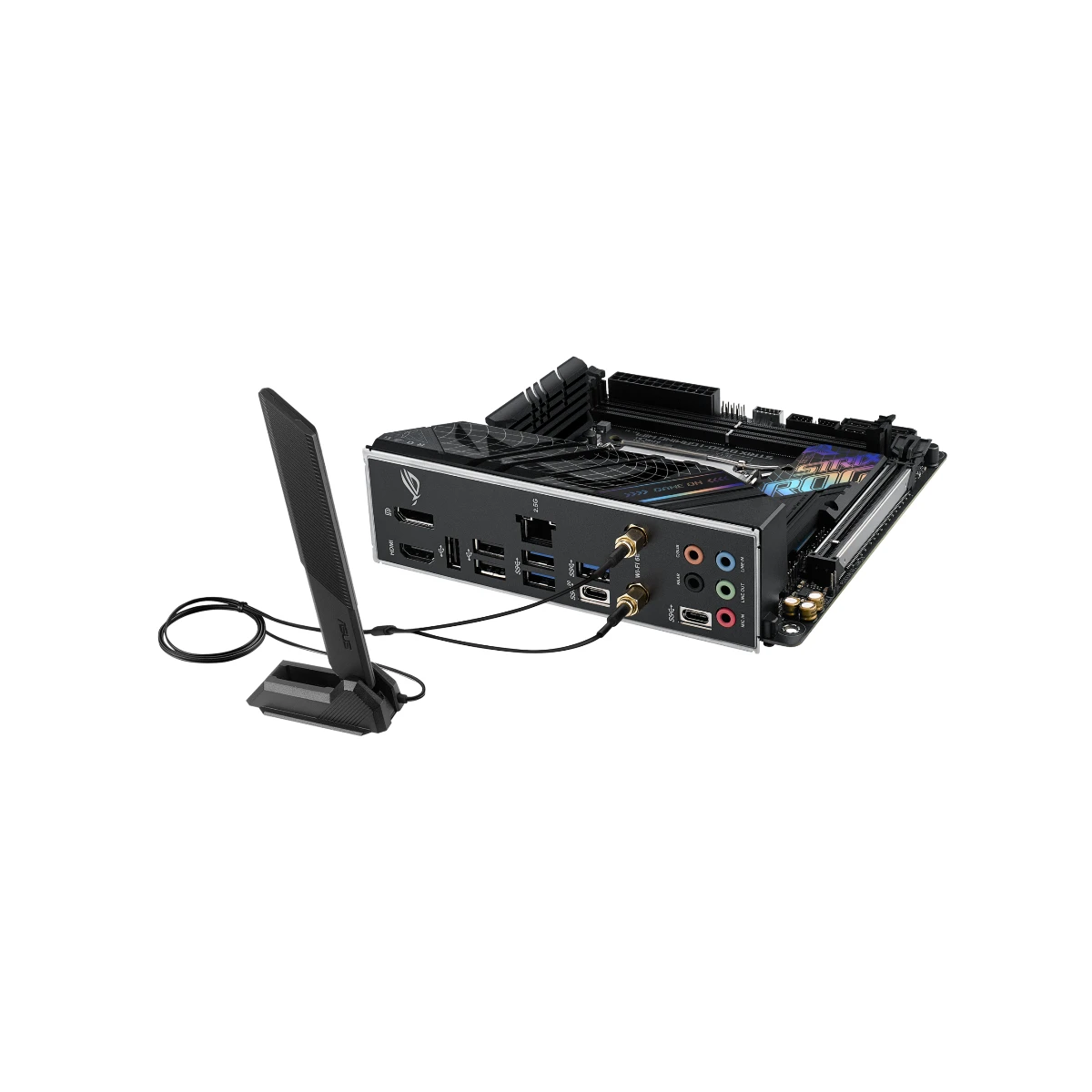 ASUS ROG Strix B760-I Gaming WiFi Intel LGA1700 DDR5 Mini-ITX Motherboard - 90MB1D90-M0EAY0 view 4