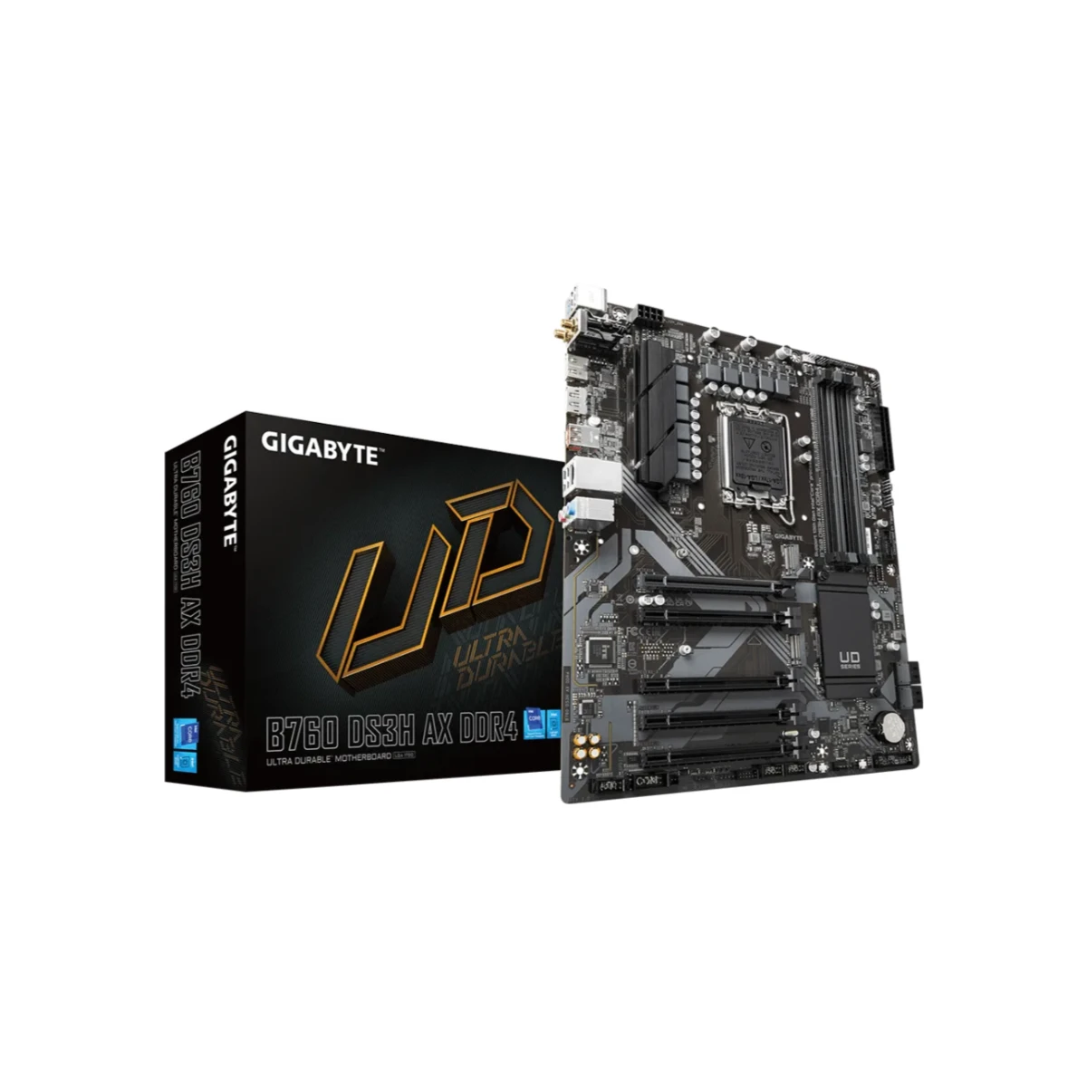 GIGABYTE B760 DS3H AX DDR4 Intel LGA1700 ATX Motherboard - B760-DS3H-AX-DDR4