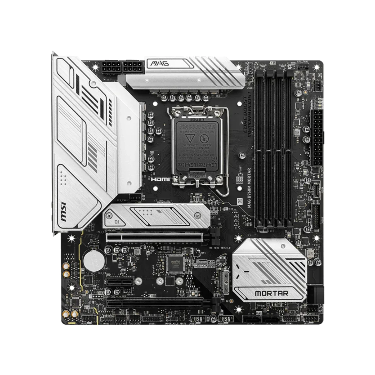 MSI MAG B760M MORTAR DDR5 Micro-ATX Motherboard Intel LGA 1700 - 911-7E01-013 view 2