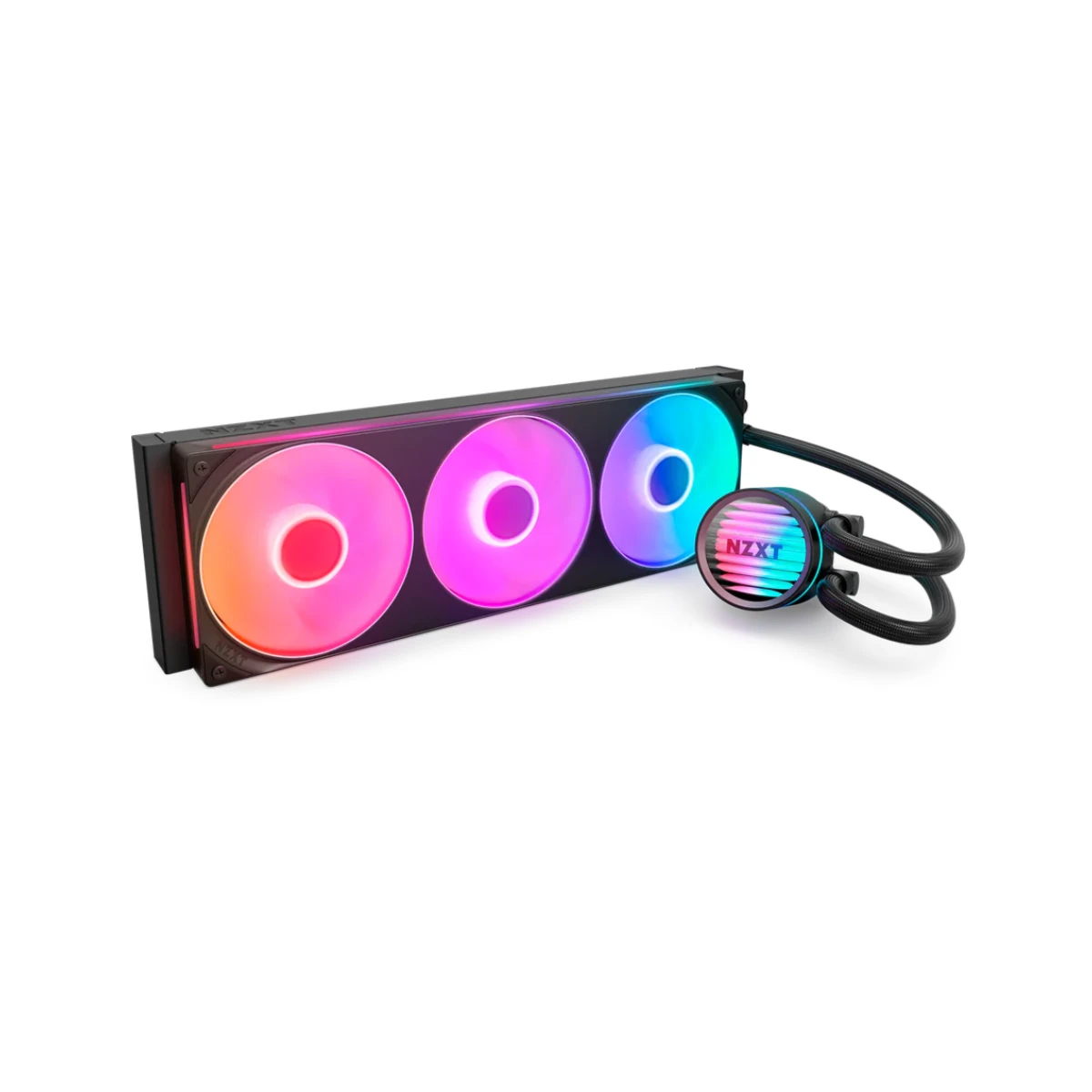 NZXT 360mm Kraken Core RGB CPU Liquid Cooler – Black - RL-KR36C-B1