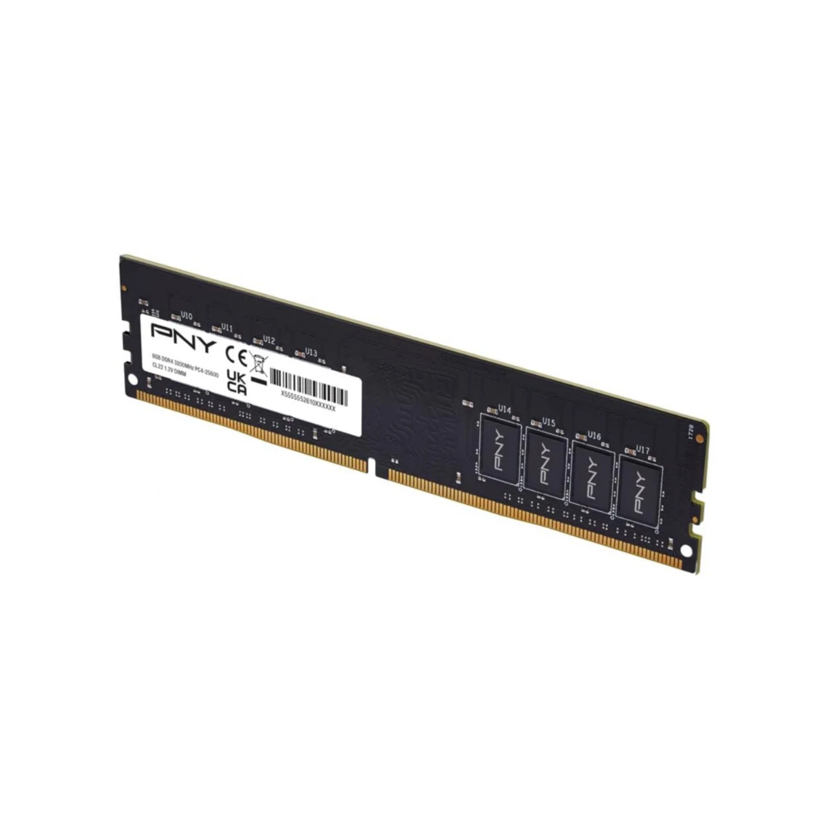 PNY Performance 16GB DDR4 3200MHz Desktop RAM - Black | MD8GSD43200-TB view 2