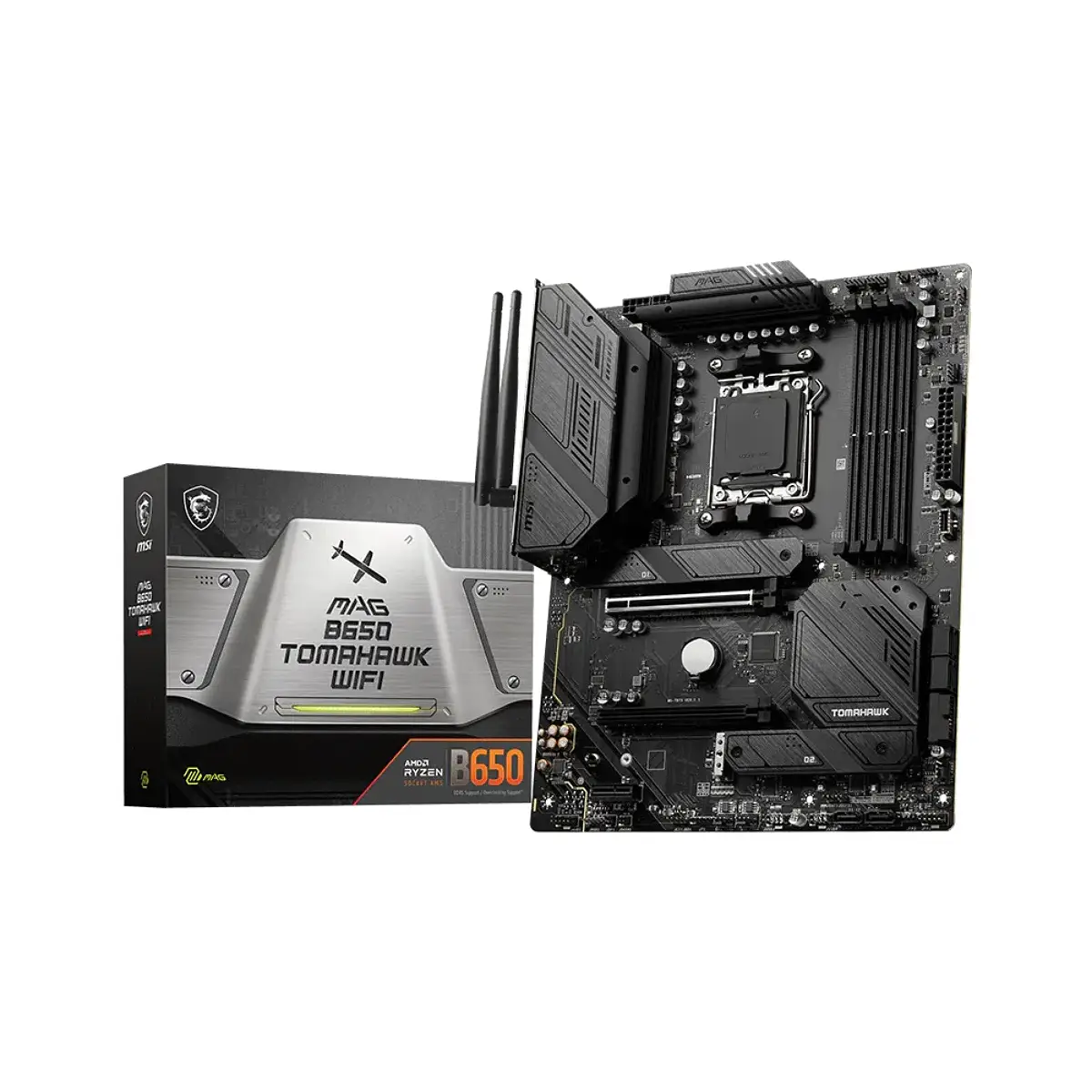 MSI MAG B650 TOMAHAWK WiFi ATX Motherboard AMD AM5 DDR5 - 911-7D75-001