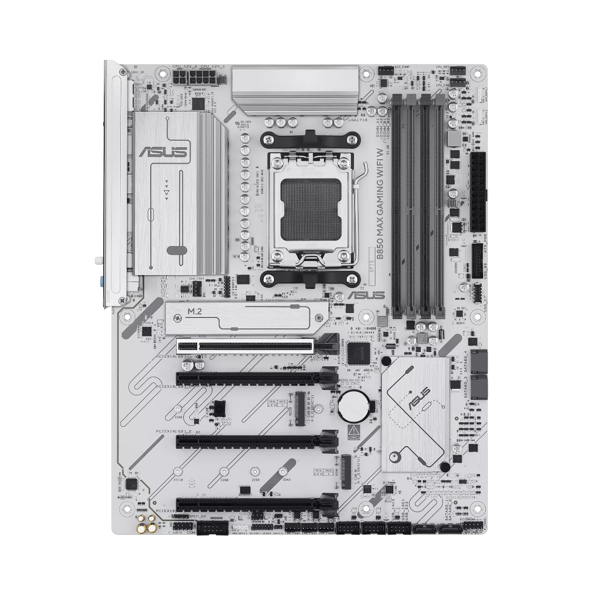 ASUS B850 MAX GAMING WIFI W AMD AM5 ATX Motherboard - 90MB1M10-M0EAY0 view 2