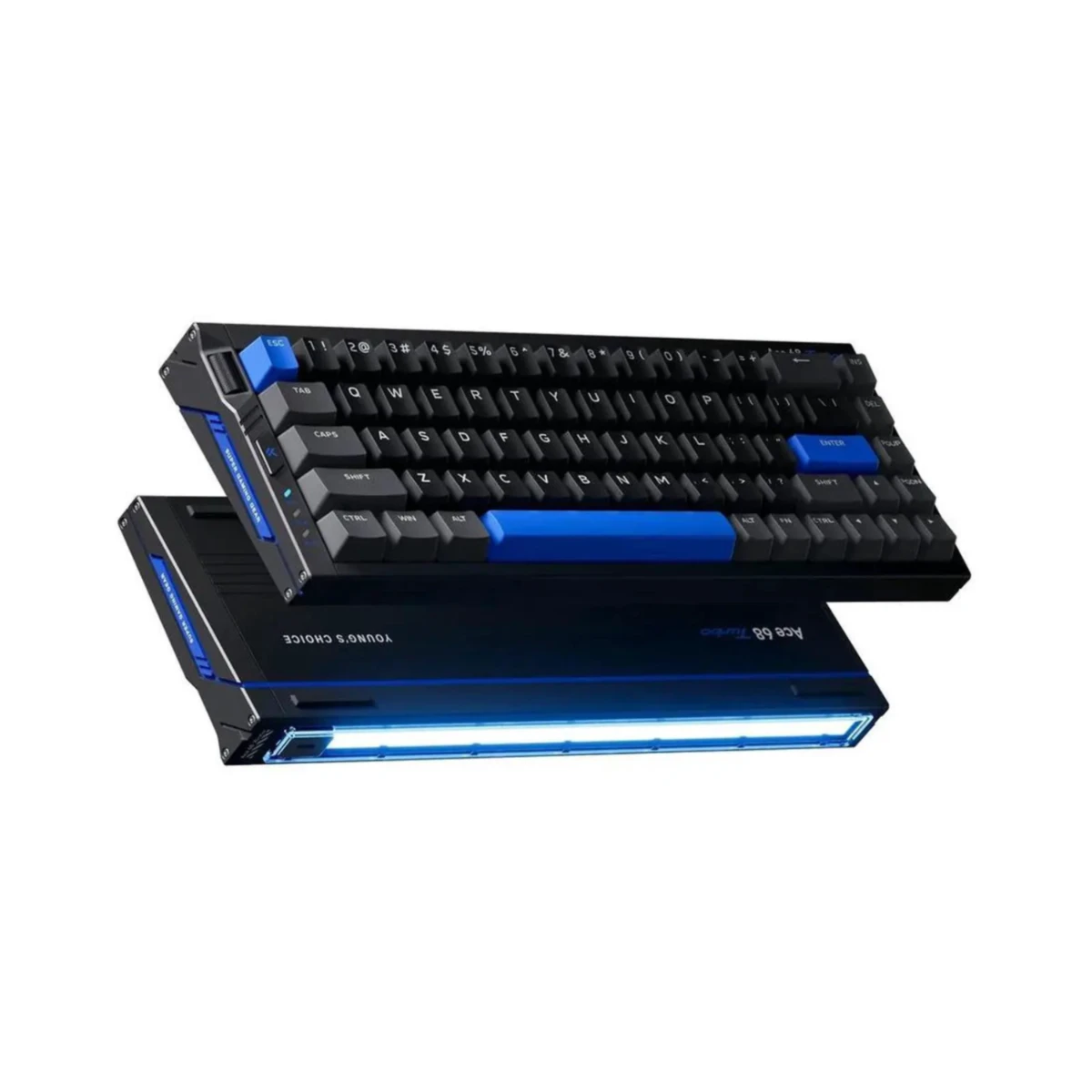 MCHOSE Ace 68 Turbo 65% Aluminum Magnetic Switch Gaming Keyboard - Black | MC-Ace68Turbo-5 view 3