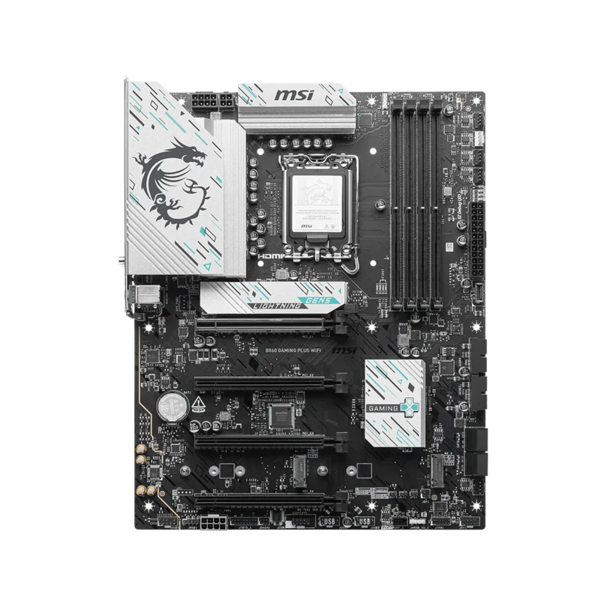 MSI B860 GAMING PLUS WIFI LGA 1851 ATX Gaming Motherboard - 911-7E41-003 view 2