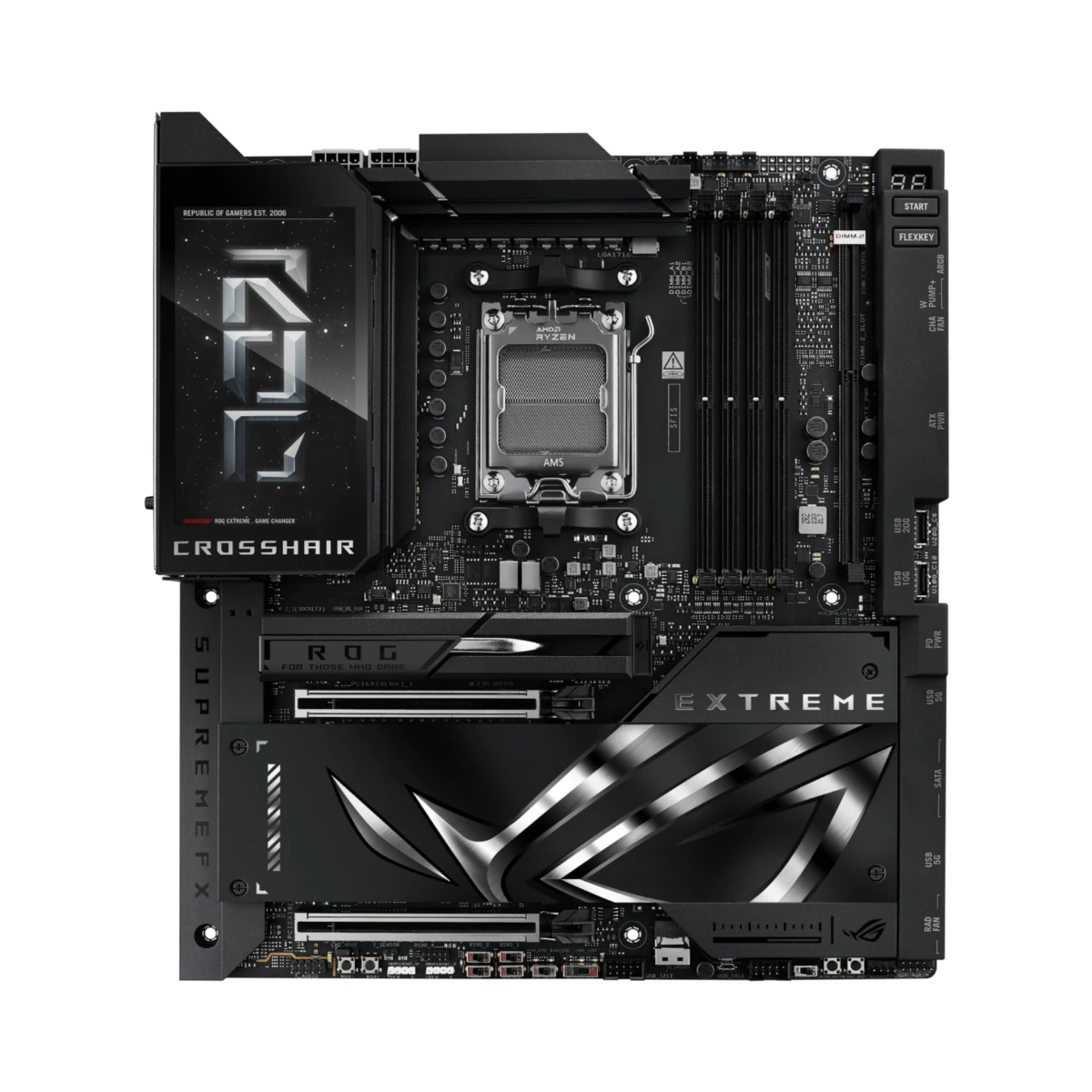 ASUS ROG CROSSHAIR X870E EXTREME E-ATX Motherboard - 90MB1LB0-M0EAY0 view 2