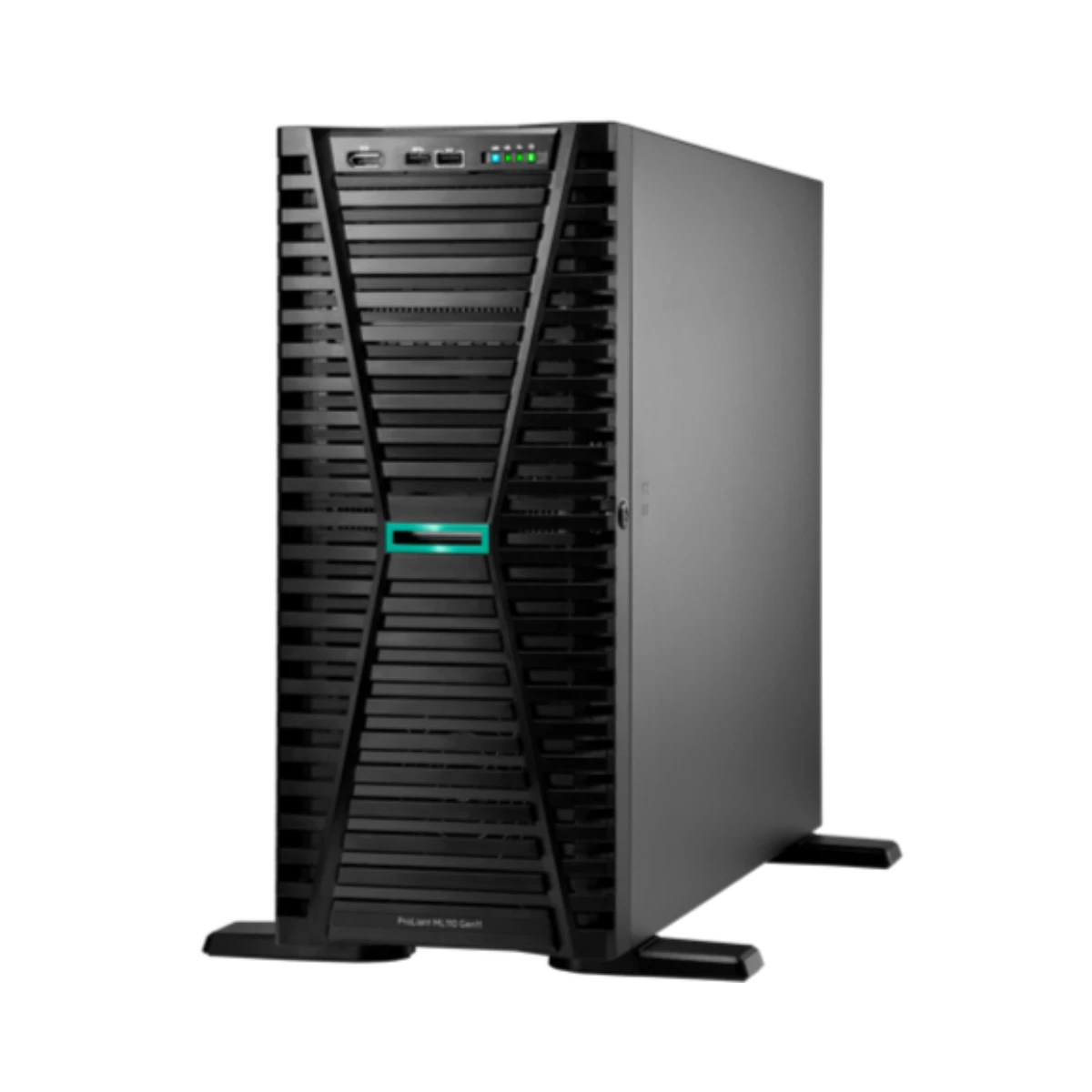 HPE ProLiant ML110 Gen11 Tower Server (Intel Xeon 3508U, 32GB RAM, 2×960GB SSD, 2×500W PSU) - P83974-D65 view 2