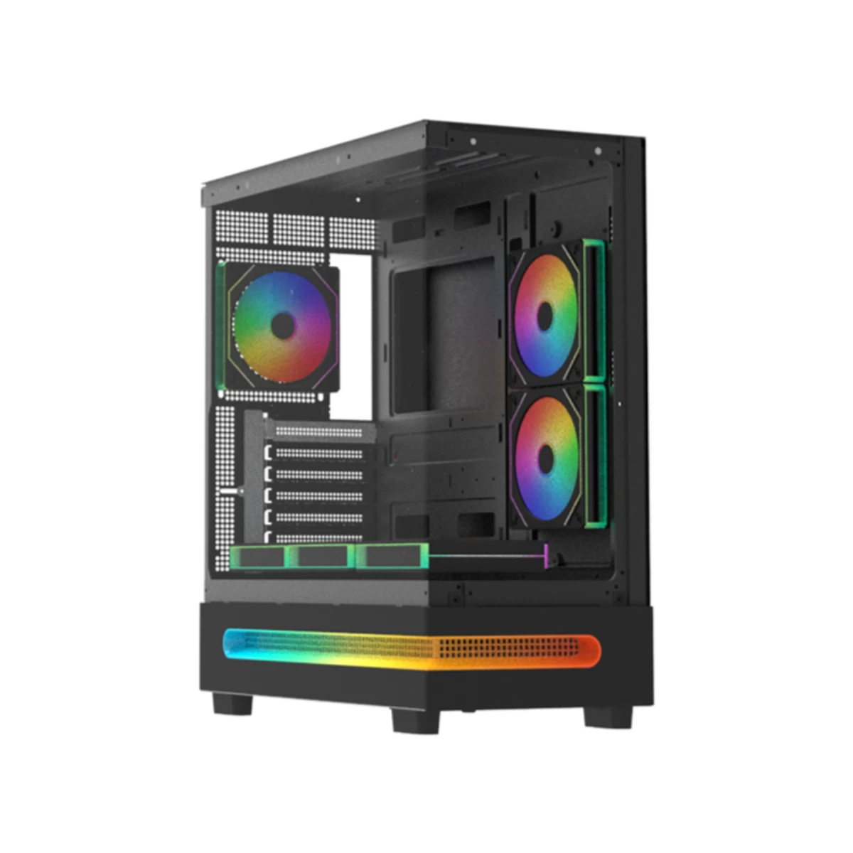 XANDER Jupiter III ARGB ATX Case - Black | WCA1143