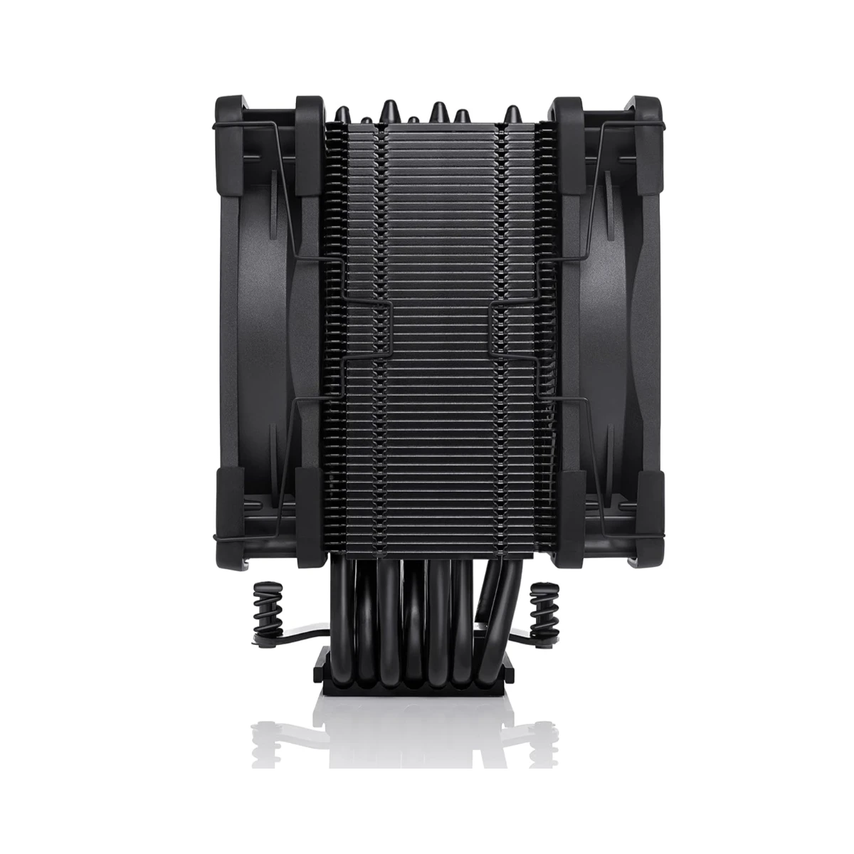 Noctua NH-U12A chromax.black Single Tower CPU Cooler - Black (Dual NF-A12x25 120mm Fans, SSO2 Bearing, 2000 RPM) - NH-U12A CH.BKK view 3