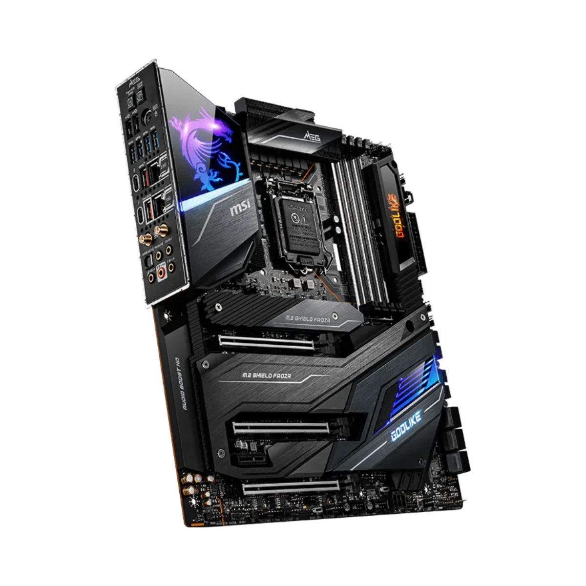 MSI MEG Z490 GODLIKE Intel LGA 1200 E-ATX Gaming Motherboard - 911-7C70-013 view 3