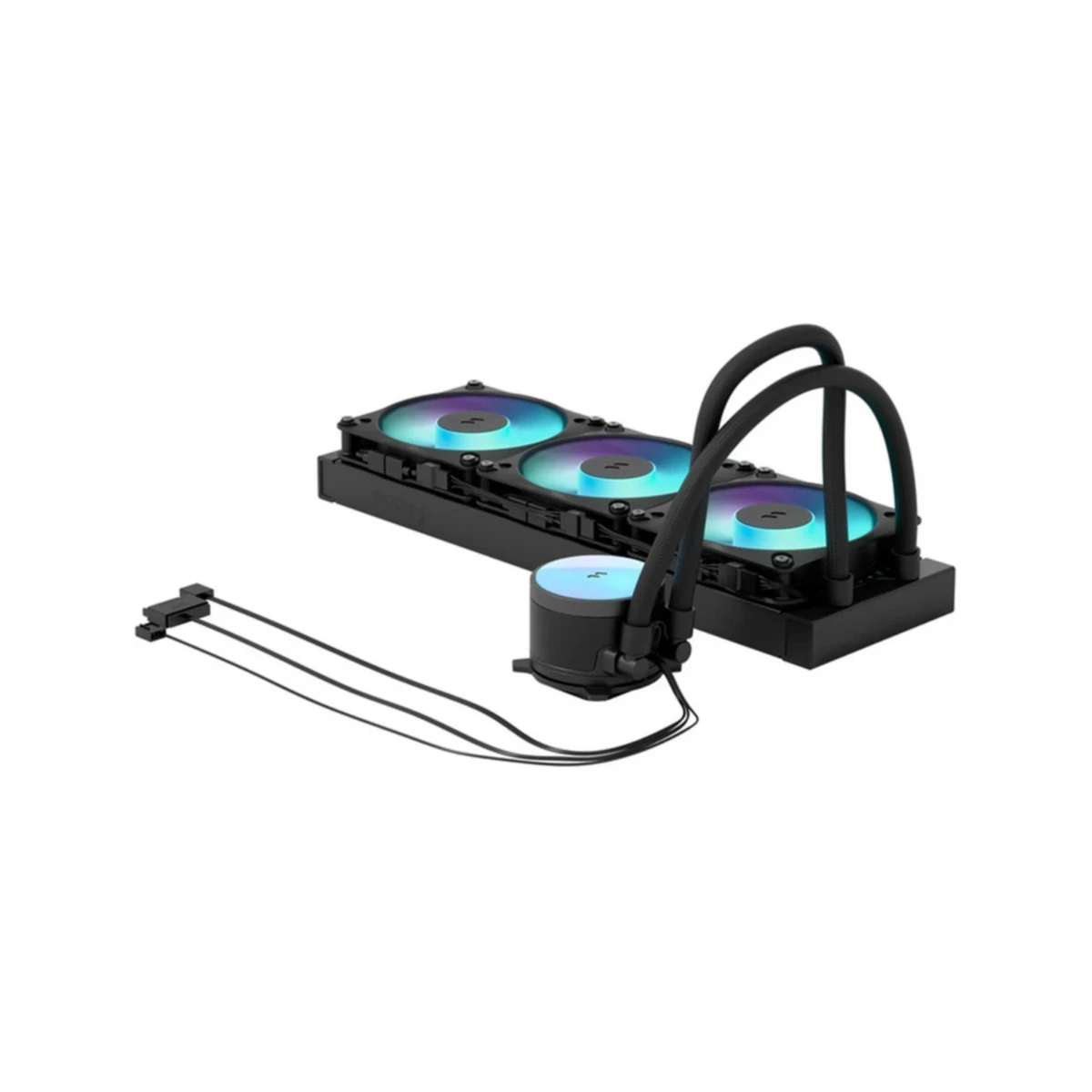 Fractal Design Radius 360 RGB CPU Liquid Cooler - Black | FD-W-RA1-3602 view 2