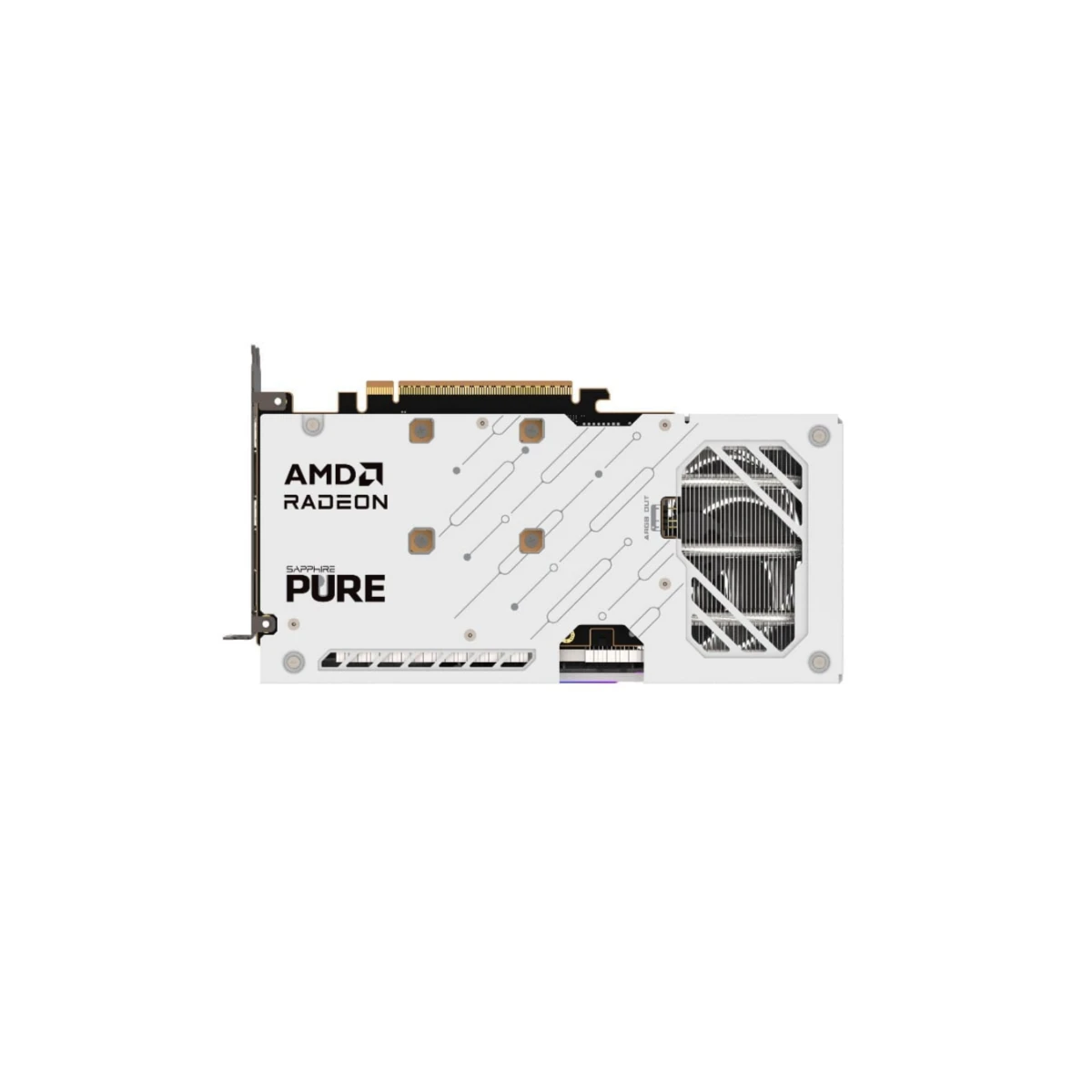 SAPPHIRE PURE AMD RADEON RX 9060 XT GAMING OC 16GB Graphics Card - White | S88-2E493-101HE view 5