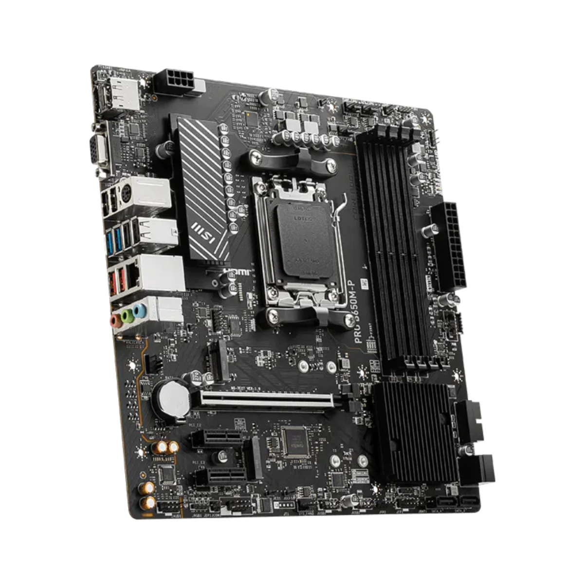 MSI PRO B650M-P DDR5 AM5 Micro-ATX Motherboard – Black - 911-7E27-006 view 3