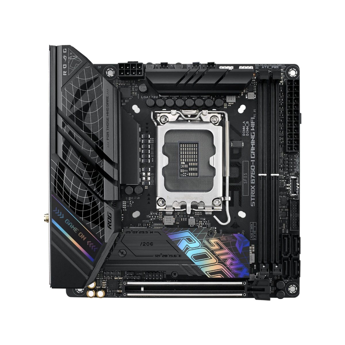 ASUS ROG Strix B760-I Gaming WiFi Intel LGA1700 DDR5 Mini-ITX Motherboard - 90MB1D90-M0EAY0