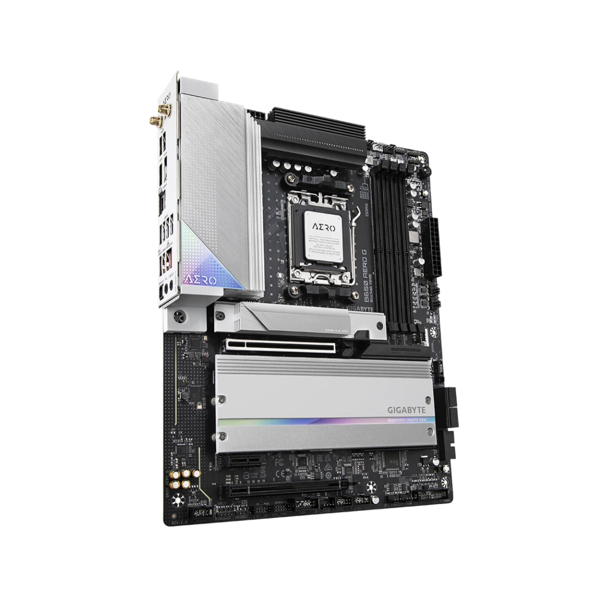 Gigabyte B650 AERO G ATX Gaming Motherboard AMD AM5 DDR5 - B650-AERO-G view 3