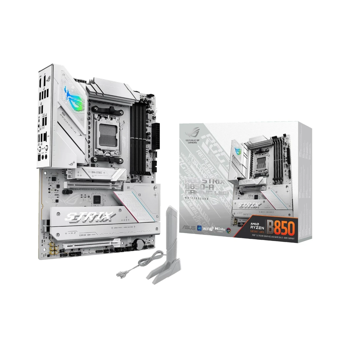 ASUS ROG STRIX B850-A GAMING WIFI AM5 ATX Gaming Motherboard - 90MB1J50-M0EAY0