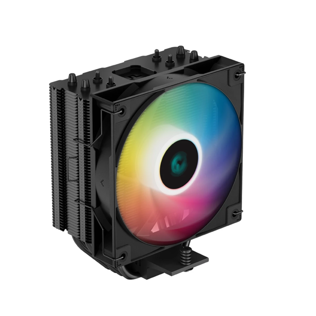 DeepCool AG400 ARGB CPU Air Cooler (Single Tower, Single Fan, ARGB Lighting, Black) | R-AG400-BKAMMN-GJD view 2