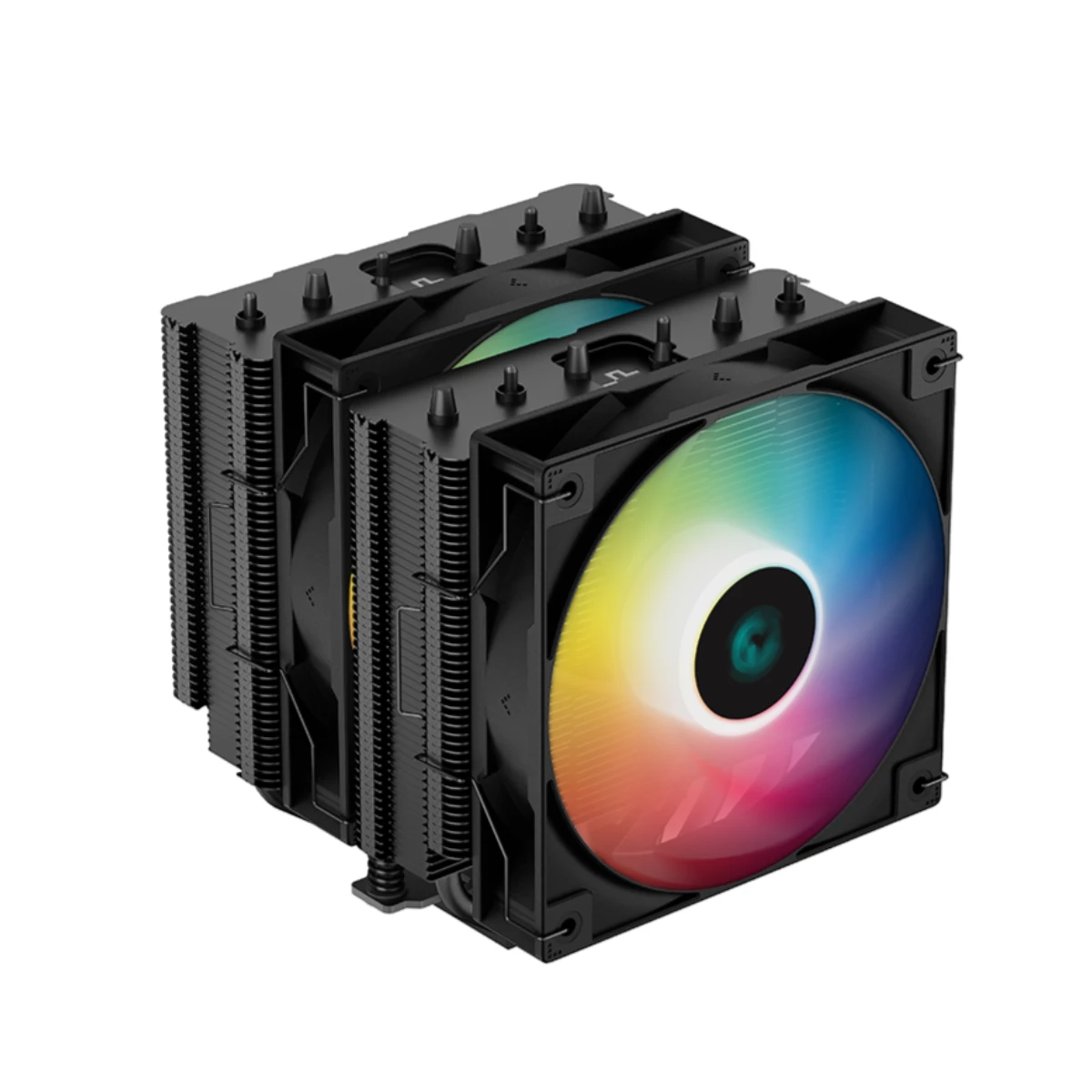 DeepCool AG620 ARGB CPU Air Cooler (Dual Tower, Dual Fan, ARGB Lighting, Black) | R-AG620-BKAMMN-GJD view 3