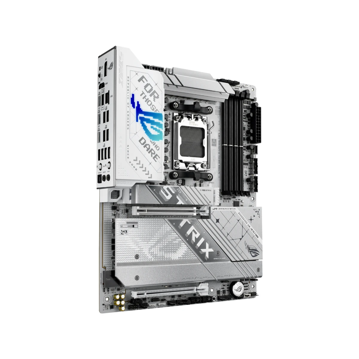 ASUS ROG STRIX X870-A GAMING WIFI DDR5 AM5 ATX Motherboard – White - 90MB1IF0-M0EAY0 view 3