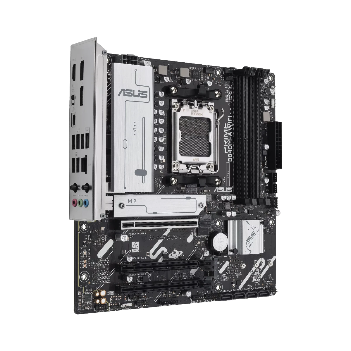 ASUS PRIME B840M-A WIFI AM5 Micro-ATX Motherboard - 90MB1J20-M0EAY0 view 3