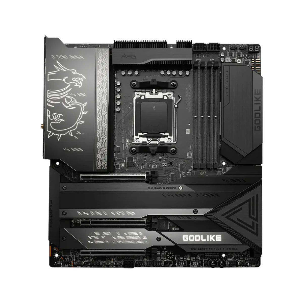 MSI MEG X670E GODLIKE WiFi AM5 E-ATX Motherboard - 911-7D68-001 view 2