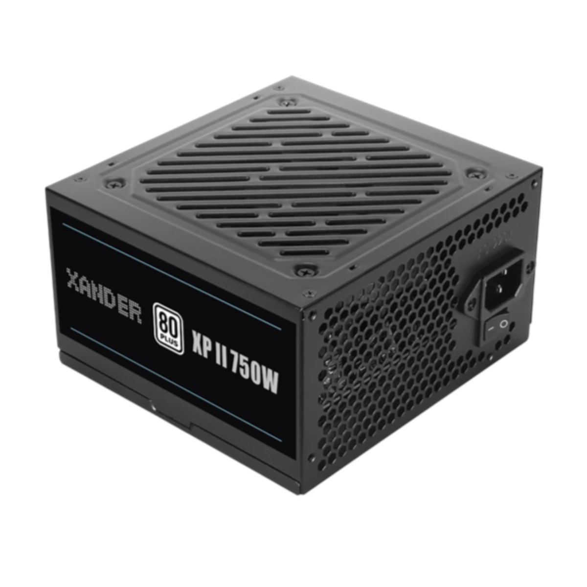 XANDER XP II 750W 80 Plus White ATX Power Supply - Black | XP-II-750W