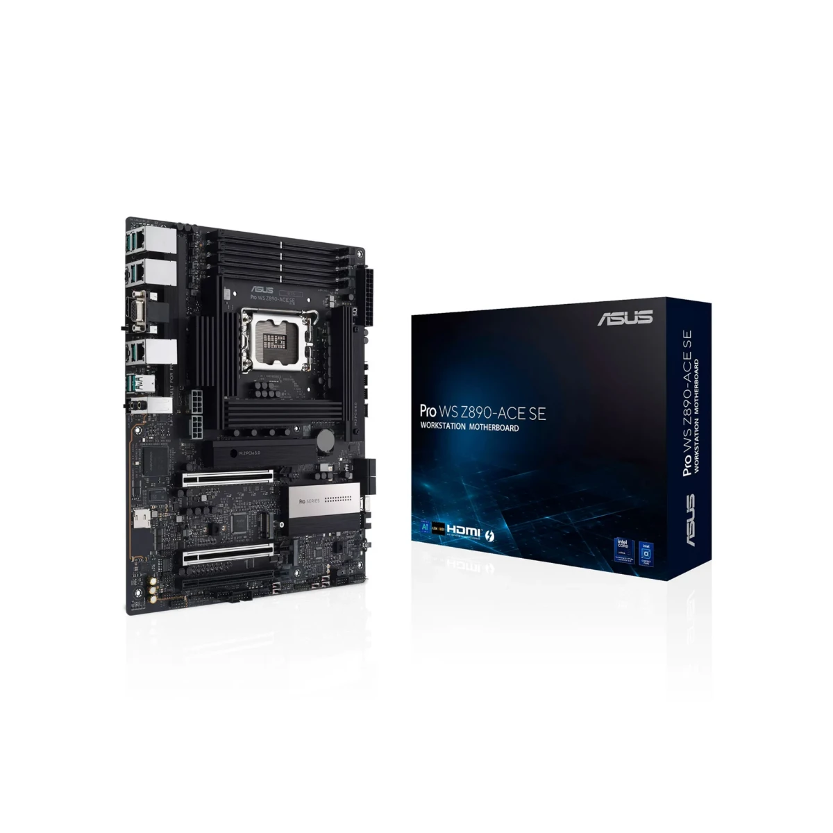 ASUS Pro WS Z890-ACE SE Z890 DDR5 PCIe 5.0 ATX Motherboard - Black | 90MB1JC0-M0EAY0
