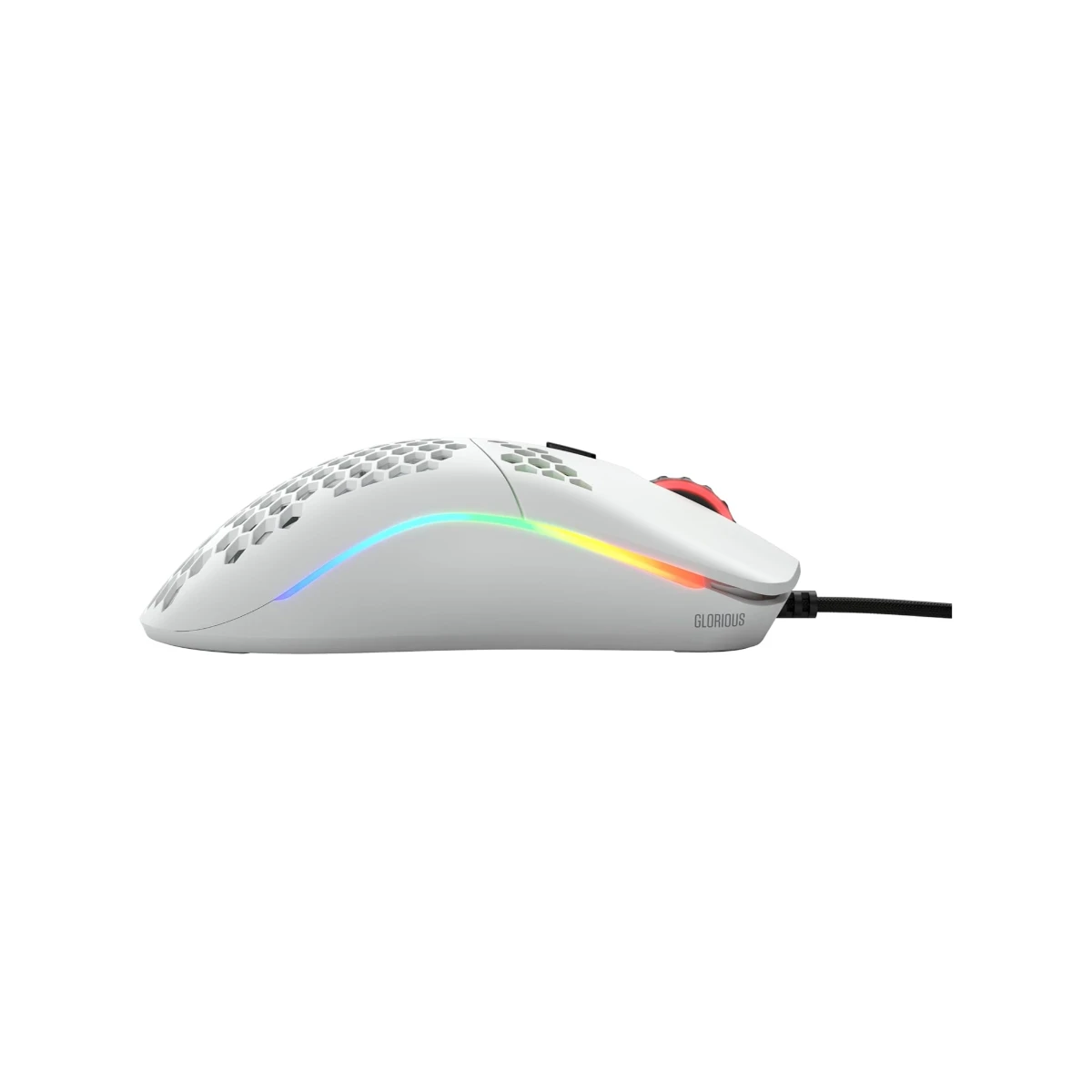 GLORIOUS Model O Minus 12000 DPI RGB Led Gaming Mouse - Matte White - GOM-WHITE view 3