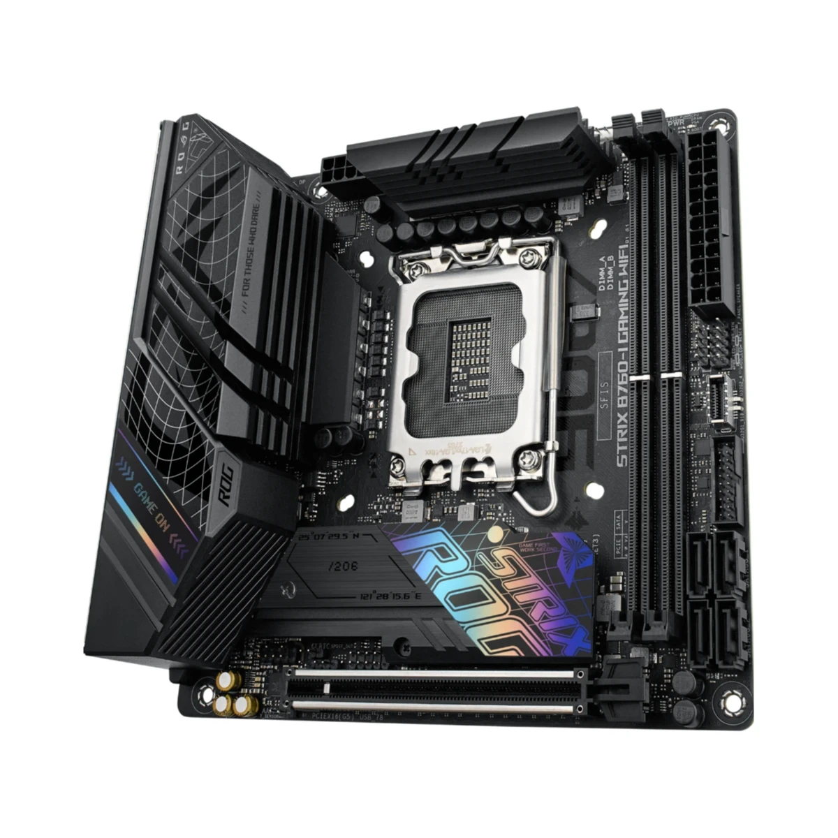 ASUS ROG Strix B760-I Gaming WiFi Intel LGA1700 DDR5 Mini-ITX Motherboard - 90MB1D90-M0EAY0 view 3