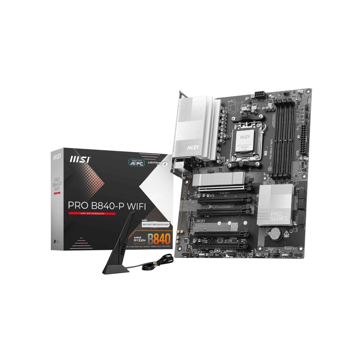 MSI PRO B840-P WIFI AM5 ATX Motherboard - 911-7E57-001