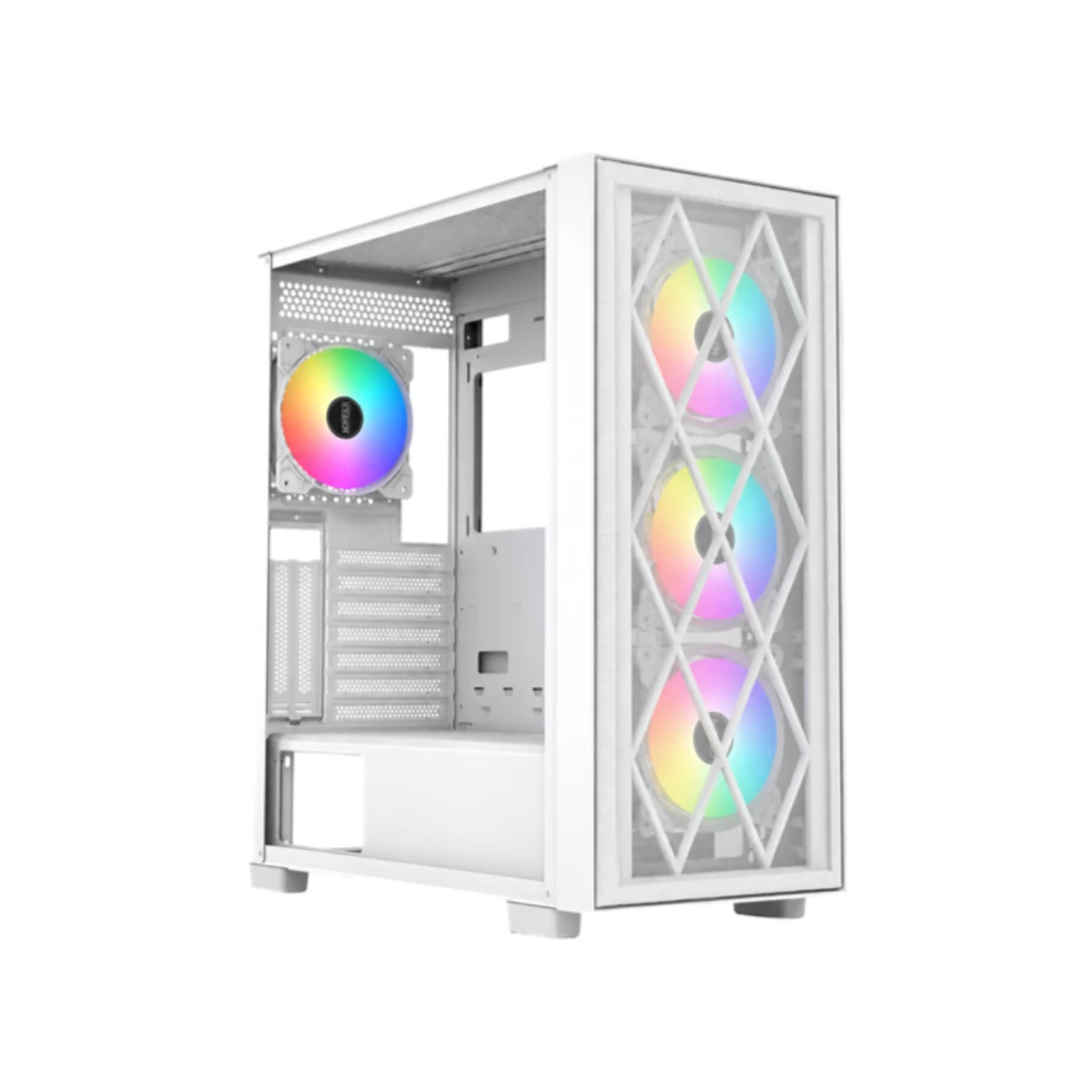 XANDER VELOX MAX Mesh Front ARGB E-ATX Case - White | WCE0627