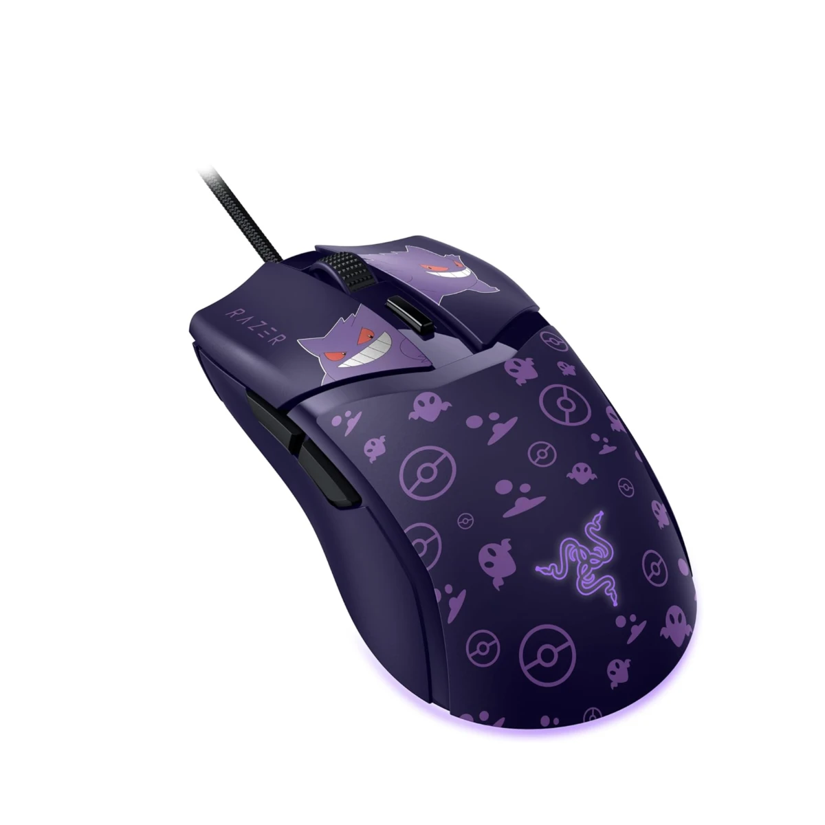 Razer Cobra Gengar Edition Lightweight Wired Gaming Mouse (Razer Chroma RGB, High-Performance Optical Sensor) - RZ01-04650700-R3M1 view 2