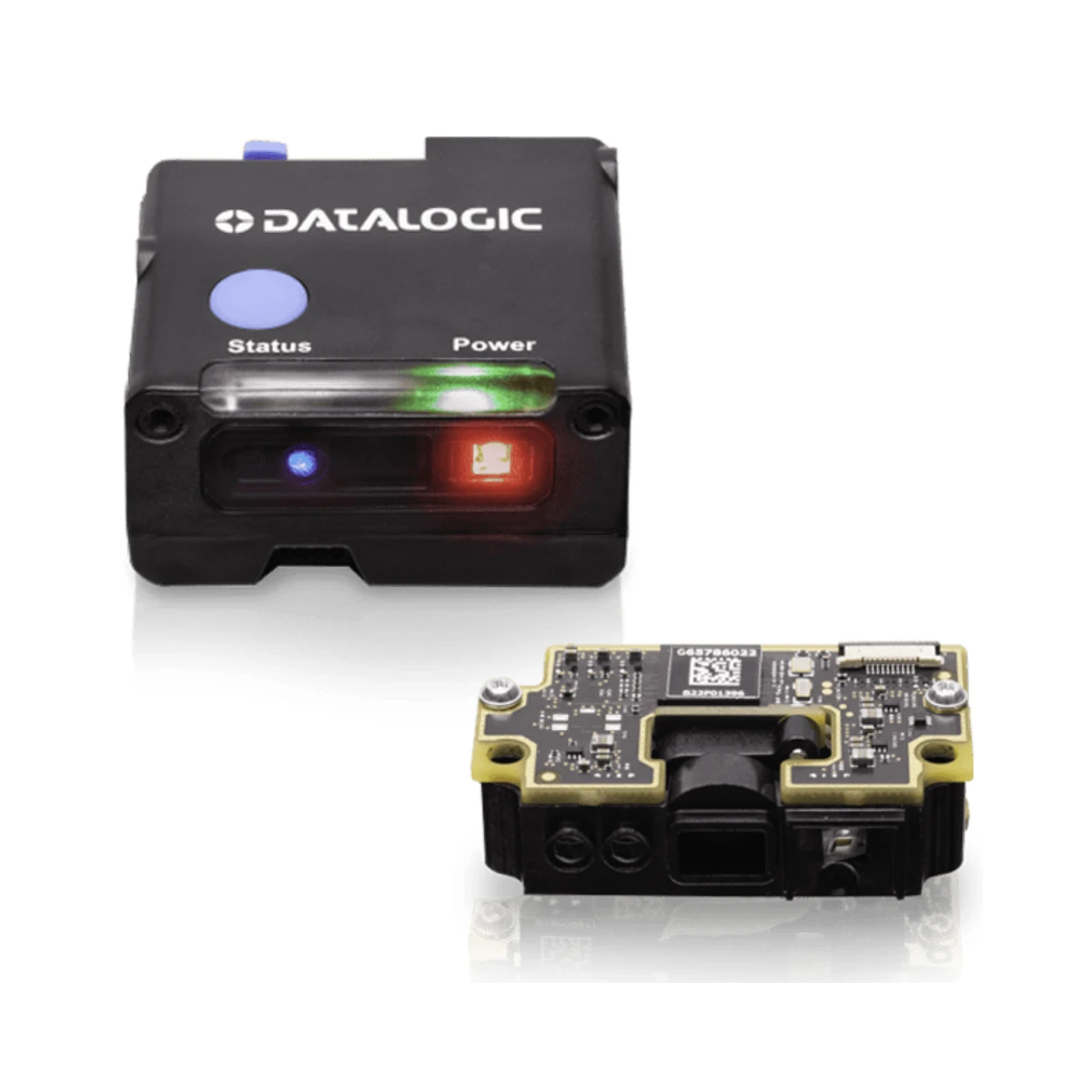 Datalogic Gryphon I GFS4520 2D Fixed Barcode Scanner, Red Illumination, USB, Black - GFS4520-BK-RED