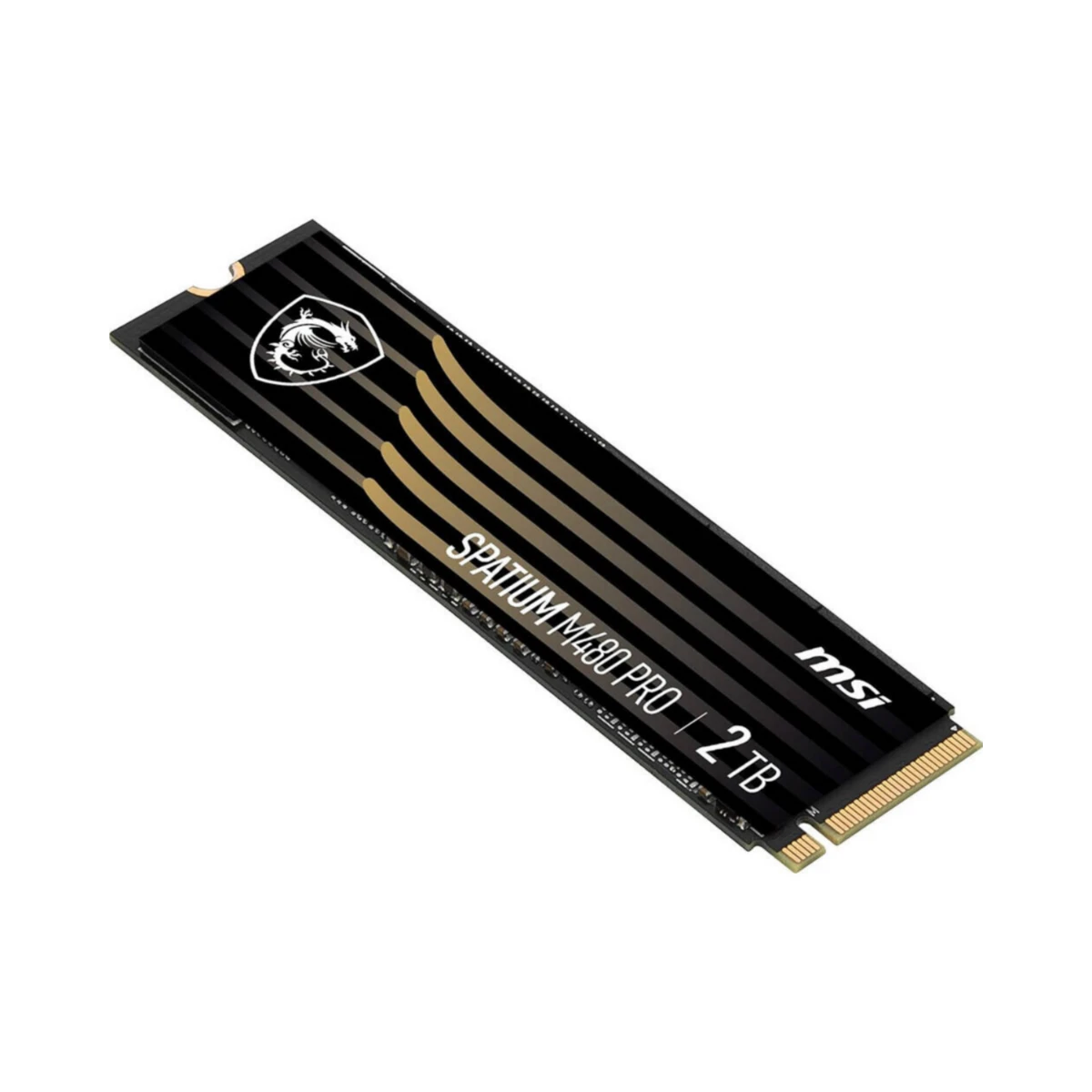 MSI Spatium M480 Pro 2TB PCIe Gen4x4 M.2 NVMe SSD - Black | S78-440Q600-P83 view 4