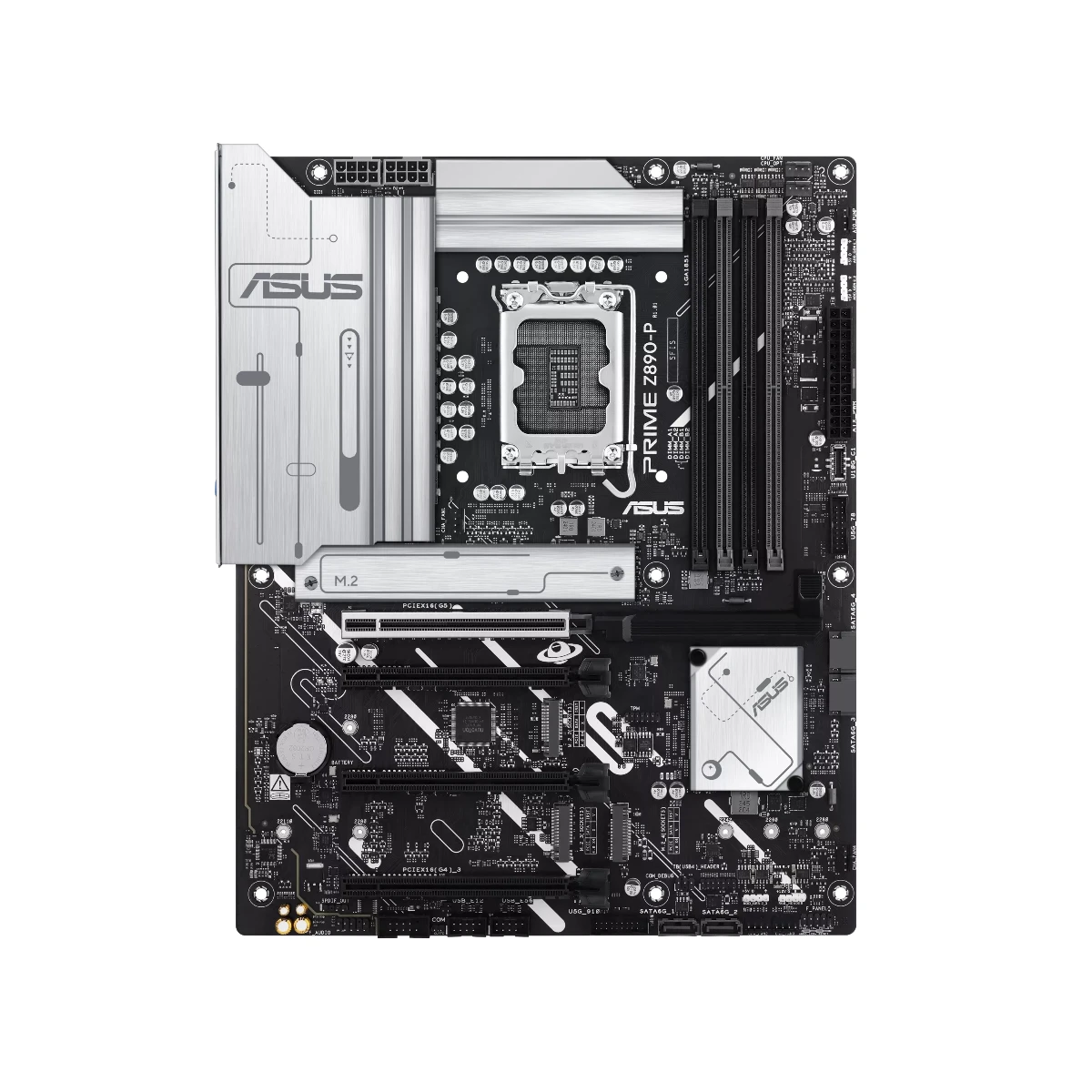 ASUS PRIME Z890-P LGA 1851 ATX Motherboard – White - 90MB1I50-M0EAY0 view 2