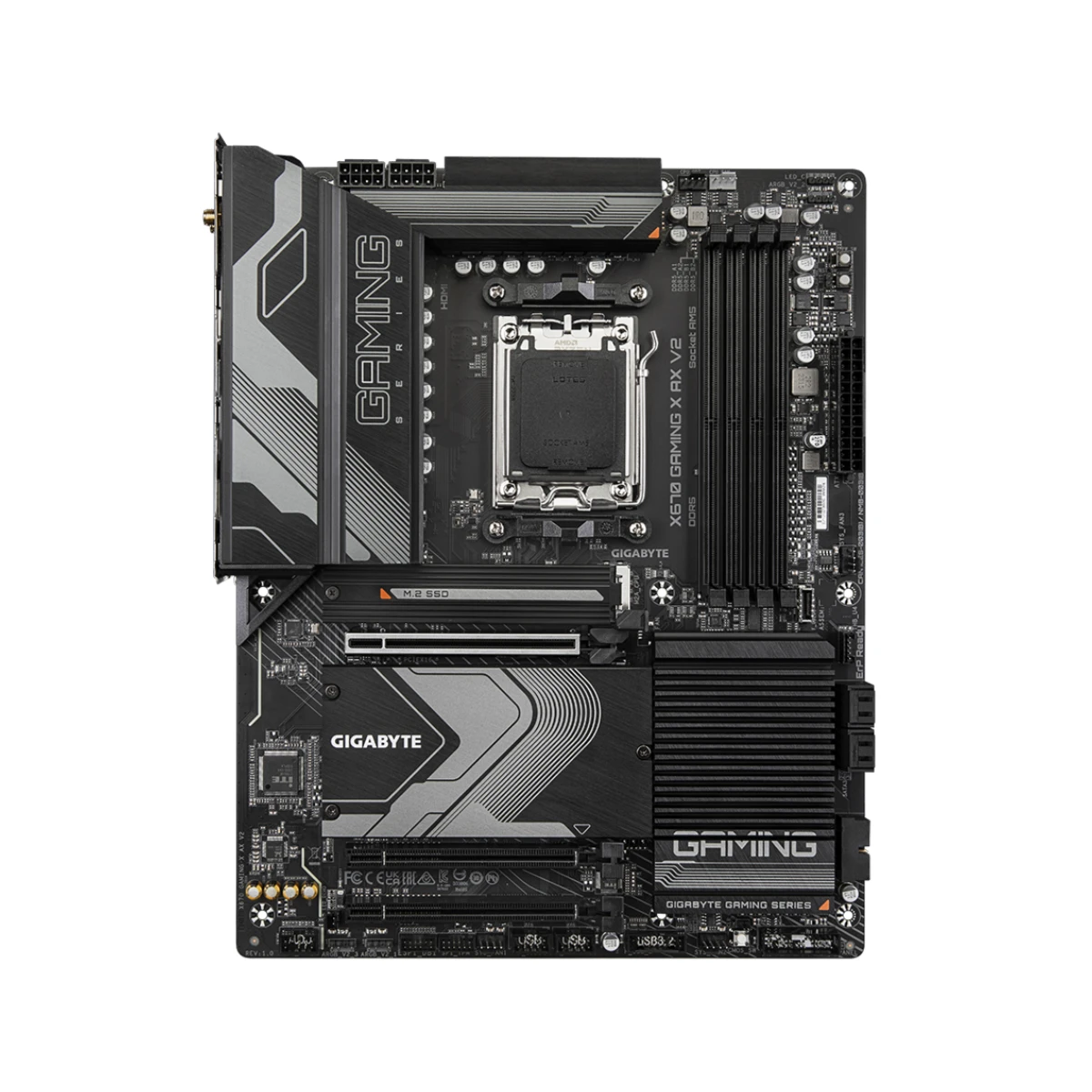 Gigabyte X670 GAMING X AX V2 DDR5 AM5 ATX Motherboard - X670-GAMING-X-AX-V2 view 2